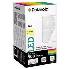 Лампа POLAROID E27 10W 3000K светодиодная