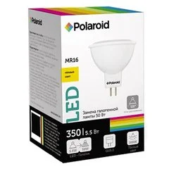 Лампа POLAROID GU5.3 5W 4000K светодиодная