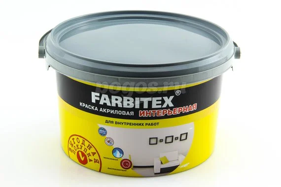 Краска интерьерная (3кг) ВД FARBITEX