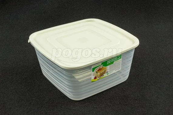 Контейнер д/продуктов (СВЧ) 2,1л квадратный УНИКО