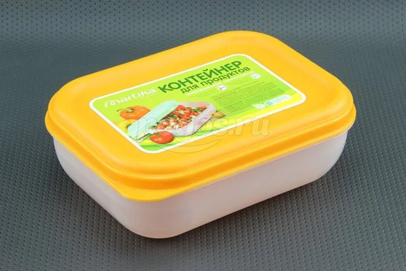 Контейнер для продуктов (СВЧ) 1,35л квадратный УНИКО