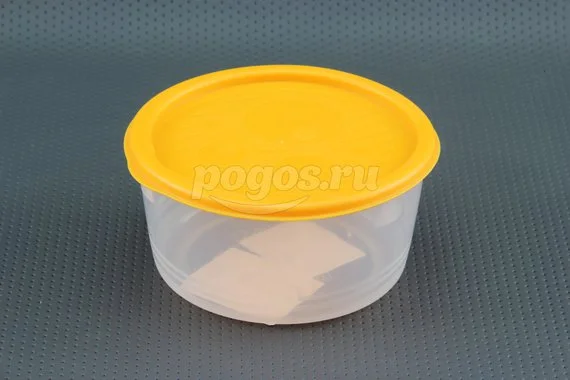 Контейнер круглый низкий многофункциональный №2, 0,5л