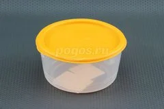 Контейнер круглый низкий многофункциональный №2, 0,5л