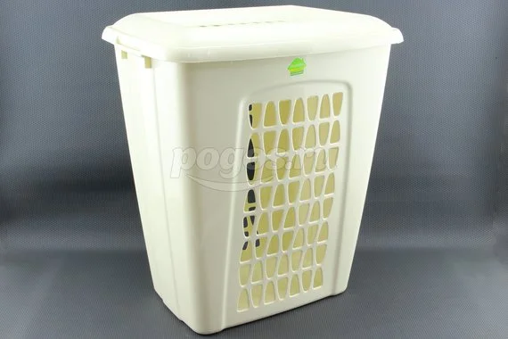 Корзина для белья прямоугольная с крышкой 60 л "Молетта"