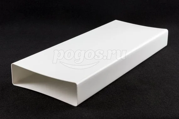Воздуховод плоский 60x204мм, 1.5м пластик ЭРА