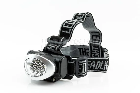 Фонарь налобный 10 светодиодов FIT