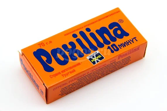Клей эпоксидный 70г двухкомпонентный POXILINA