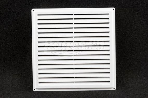 Решетка вентиляционная 250x250мм белая пластик TDM