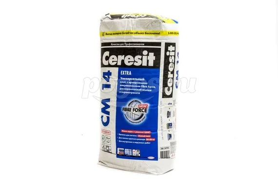 Клей д/кафеля СМ 14 25кг CERESIT