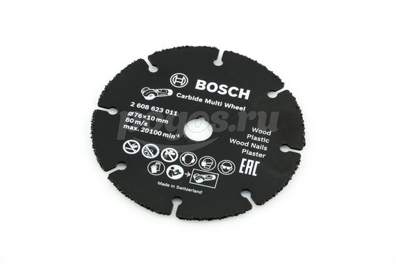 Диск отрезной BOSCH Carbide Multi Wheel 76х1х10