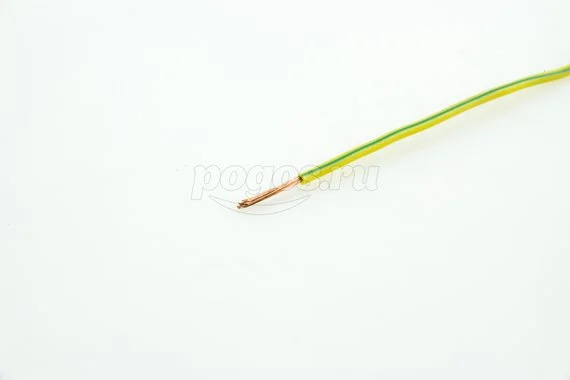 Провод ПВ-3 1х1.5 ПуГВ желто-зеленый ТУ