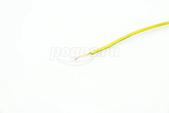 Провод ПВ-3 1х1 ПуГВ желто-зеленый