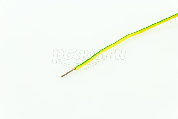 Провод ПуГВ 1* 0,5 желто-зеленый ТУ /500/