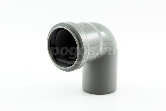 Отвод PP d- 50мм/87гр для внутренней канализации серый НТ  OSTENDORF /20/