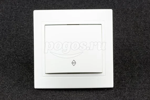 Переключатель 1кл 10А белый Таймыр TDM