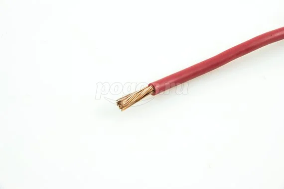 Провод ПВ-3 1х6 ПуГВ красный