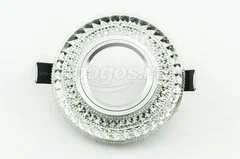 Встраиваемый светильник 2160 MR16CL прозрачный со светодиодной подсветкой ELEKTROSTANDARD