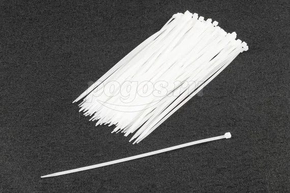 Хомут / стяжка пластиковый 3,6*300 (упаковка 100шт) белый Professional  REXANT /10/