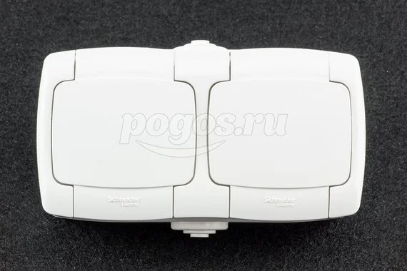Розетка 2ая с/з с 16А 250В о/у белый Рондо SCHNEIDER ELECTRIC