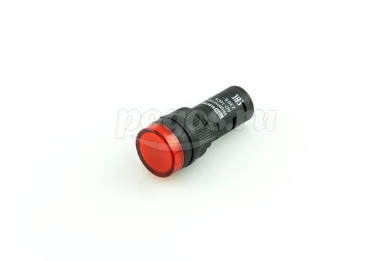 Лампа AD-16DS(LED)матрица, 6мм 230V красный TDM