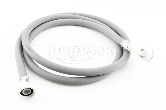 Подводка (шланг заливной) для стир.маш резиновая с отводом  2м RR