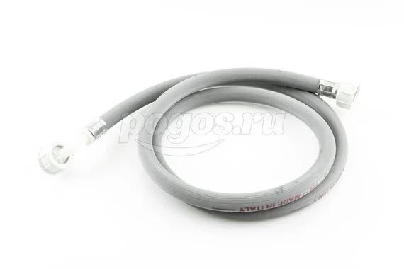 Подводка (шланг заливной) для стир.маш резиновая с отводом 1,5м RR