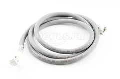 Подводка (шланг заливной) для стир.маш резиновая с отводом  2,5м RR