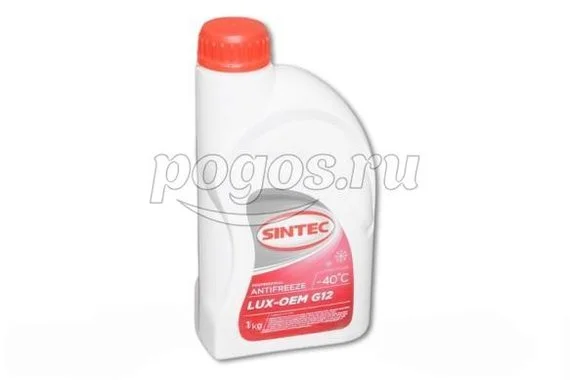 Антифриз LUXE G12+ красный 1кг  SINTEC