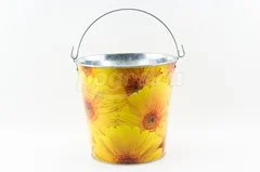 Ведро 5л оцинкованное ГЕРБЕРЫ