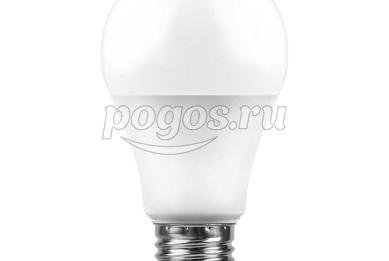Лампа светодиодная 10W 230V E27 6400K  Feron