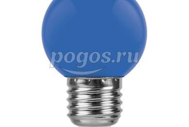 Лампа светодиодная  1W 230V E27, синий  Feron