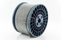 Трос 10мм оцинкованный 1176кгс DIN 3055 (бухта 100м)