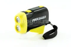 Фонарь акумуляторный динамо 2LED АКБ PROCONNECT