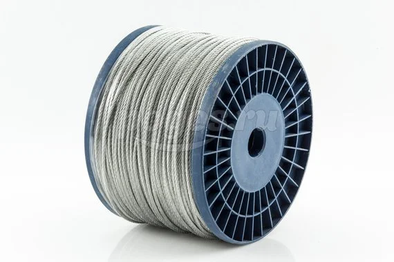 Трос 3мм оцинкованный 106кгс DIN 3055 (бухта 200м)