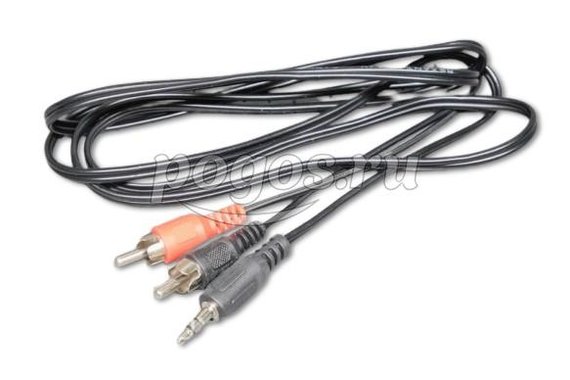 Шнур REXANT Стерео 3,5 мм - 2 RCA, длина 1,5 метра 17-4222