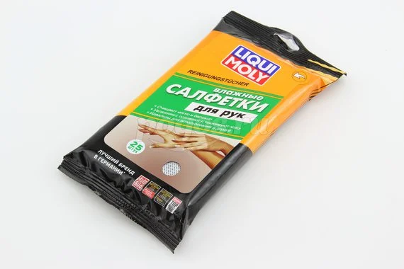 Салфетки влажные, для рук  LIQUIMOLY
