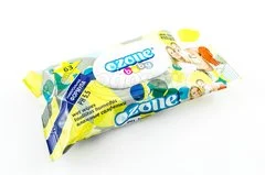 Детские влажные салфетки 40шт, пл/крышка, алое OZONE