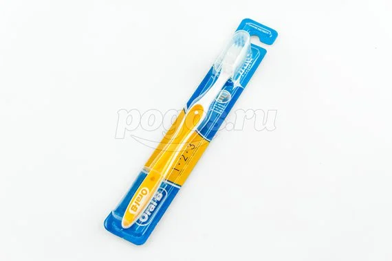 Зубная щетка средняя чистота-свежесть+сила ORAL-B