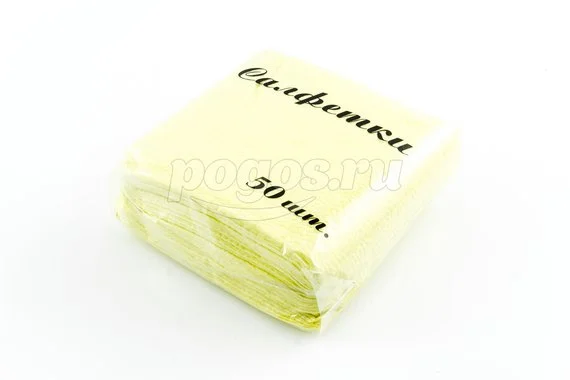 Салфетки цветные 50шт Эконом