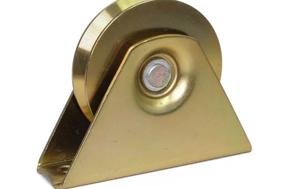 Ролик металлический под трос на платформе d-90*20мм с подшипником