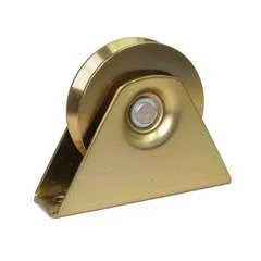 Ролик металлический под трос на платформе d-90*20мм с подшипником