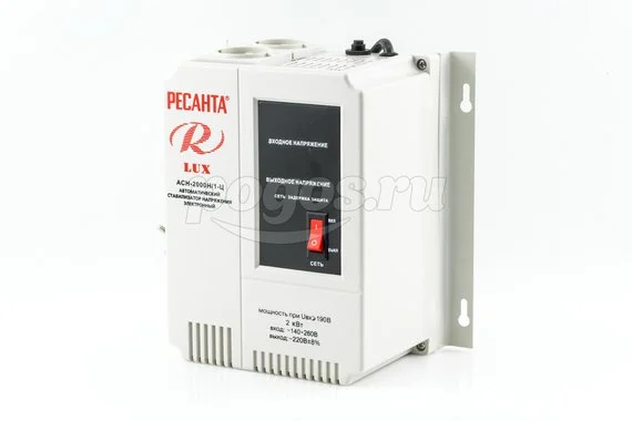 Стабилизатор настенный АСН-2000Н/1-Ц 2кВт LUX РЕСАНТА