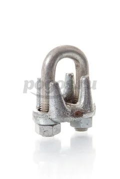 Зажим троса 28мм винтовой цинк  DIN 741 