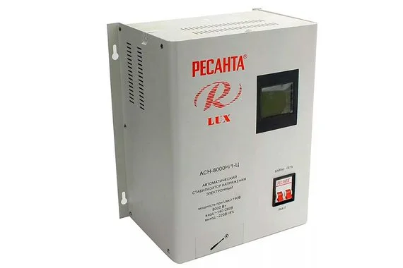 Стабилизатор настенный АСН-8000Н/1-Ц 8кВт  LUX РЕСАНТА