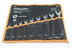 Набор ключей комбинированных КРАТОН CWS-02 8-19мм