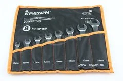 Набор ключей комбинированных КРАТОН CRWS-03 8-19мм