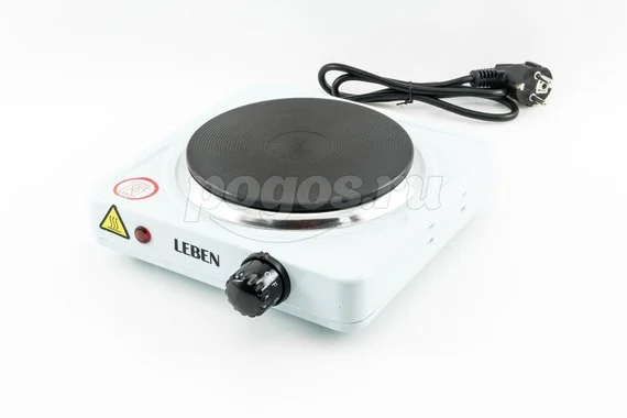 Электроплита 1-а конфорочная 1кВт 220В LEBEN