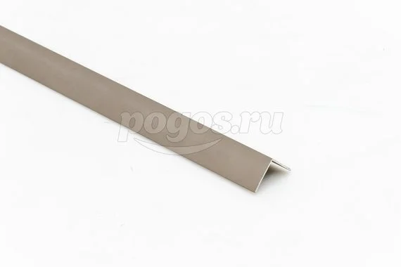 Уголок алюминиевый АД31Т5 20х20х1мм 1м шампань