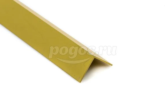 Уголок алюминиевый АД31Т5 30х30х1.5мм 1м золото