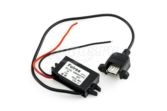 Адаптер DC 12в - гн.USB-A 5А 3А REXANT
